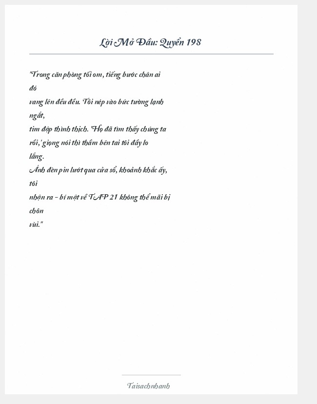 Trích đoạn Quyển 198
