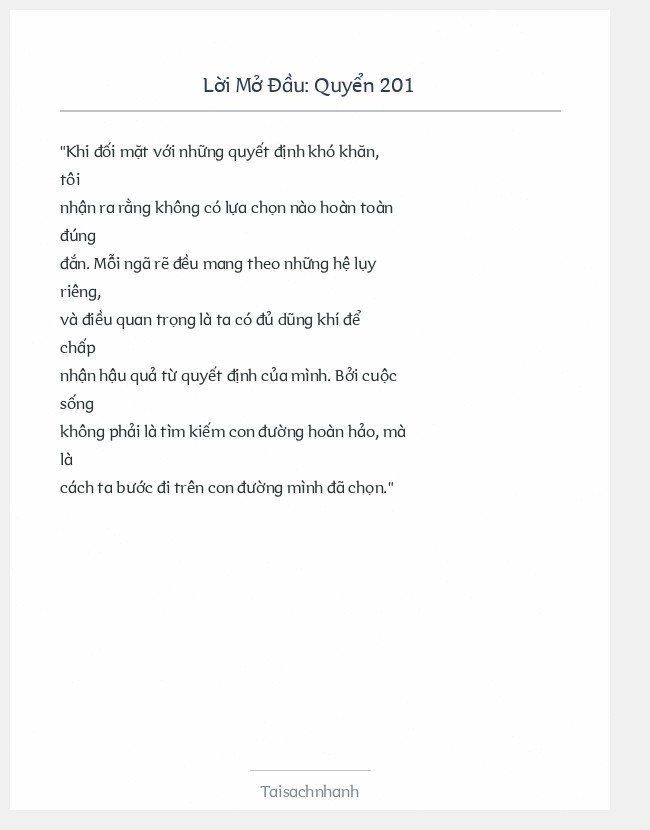 Trích đoạn Quyển 201
