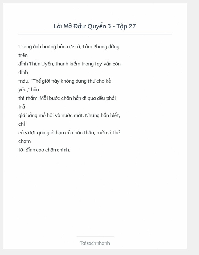 Trích đoạn Quyển 3 - Tập 27