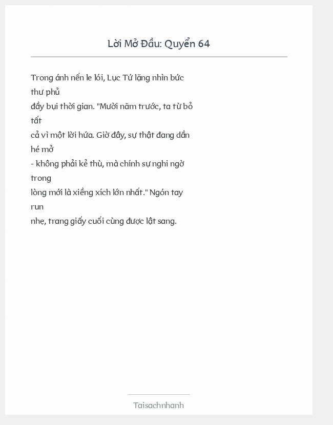 Trích đoạn Quyển 64