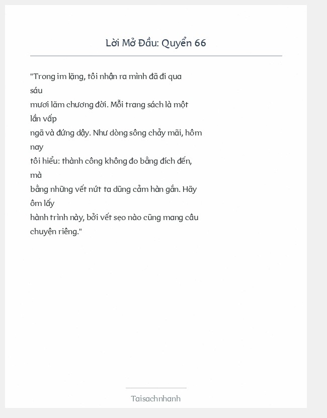Trích đoạn Quyển 66