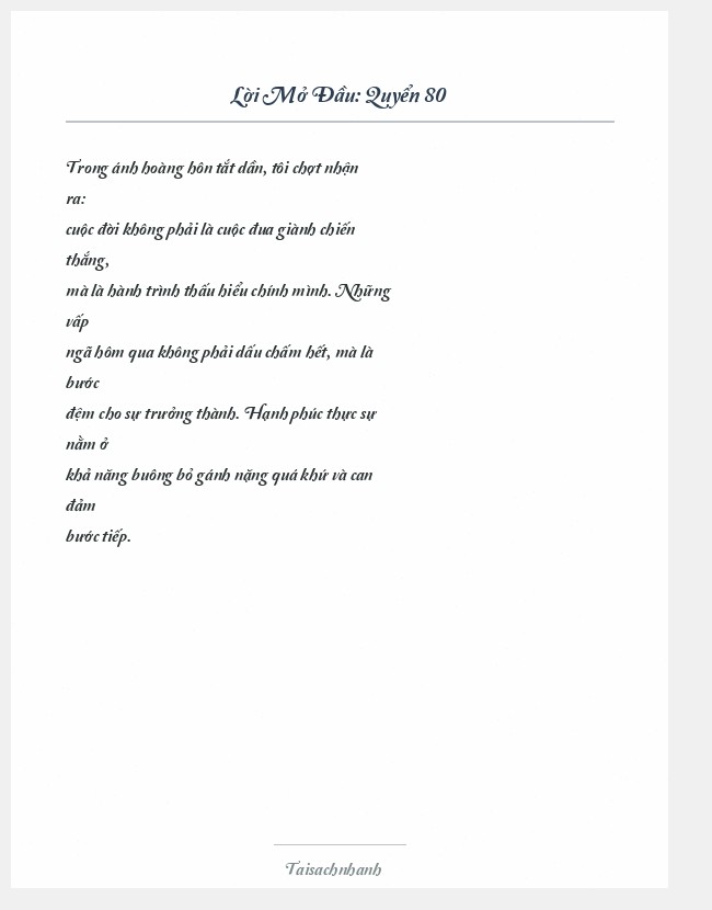 Trích đoạn Quyển 80
