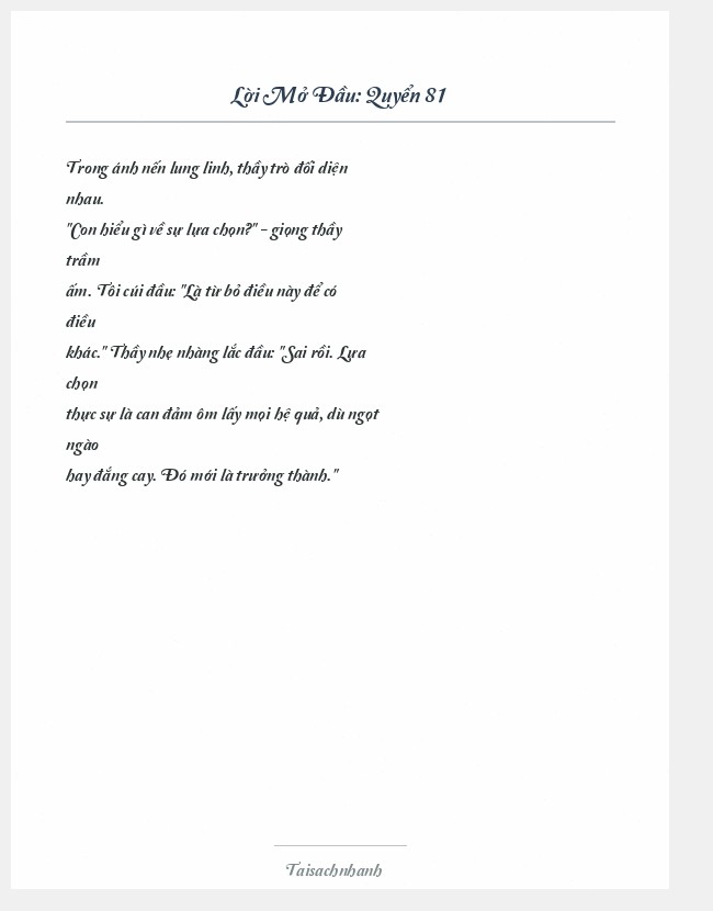 Trích đoạn Quyển 81
