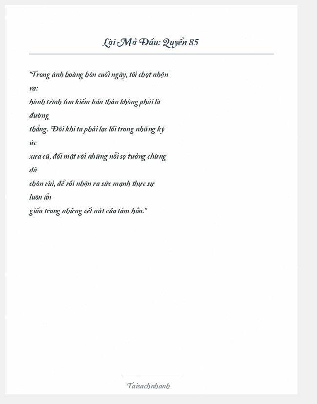 Trích đoạn Quyển 85