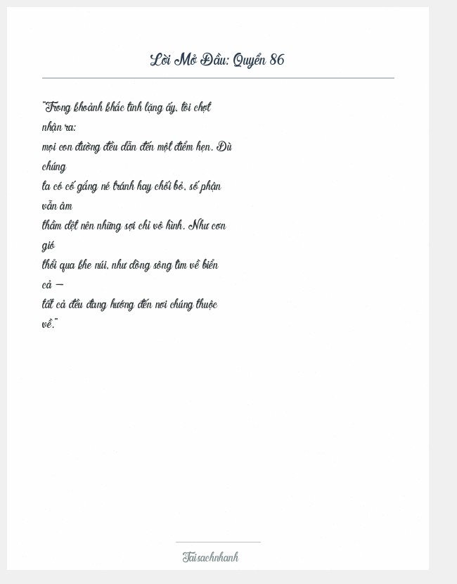 Trích đoạn Quyển 86
