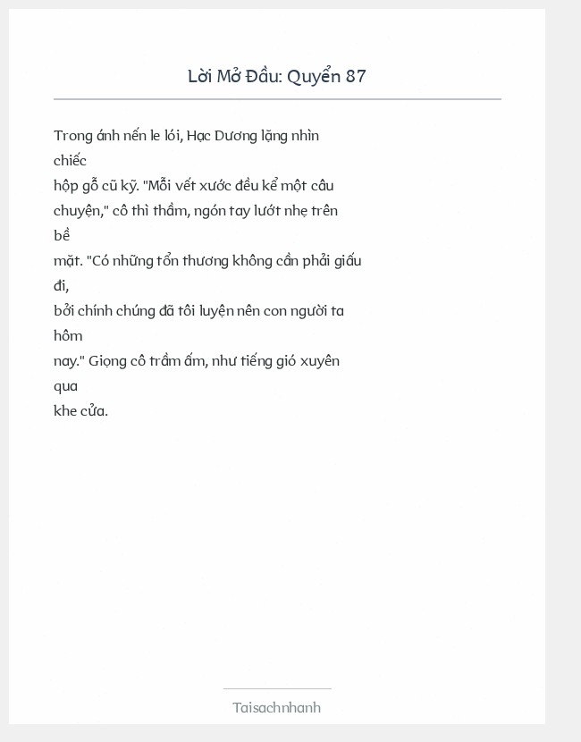 Trích đoạn Quyển 87