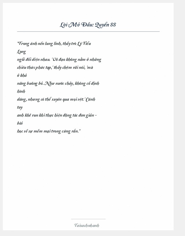 Trích đoạn Quyển 88