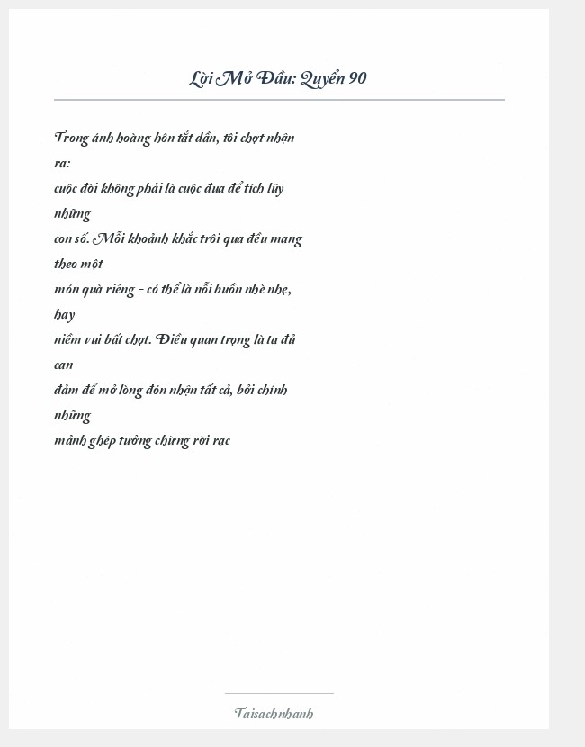Trích đoạn Quyển 90