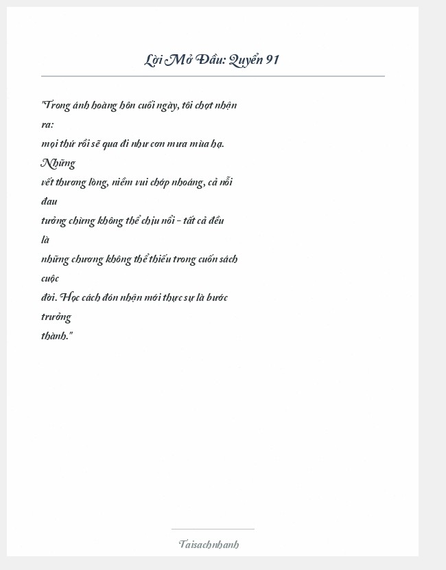 Trích đoạn Quyển 91