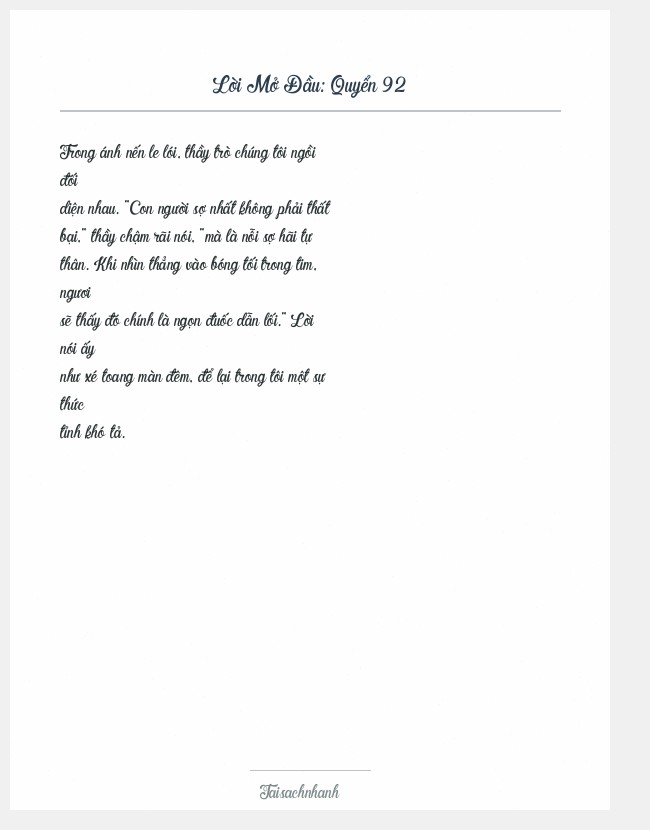 Trích đoạn Quyển 92