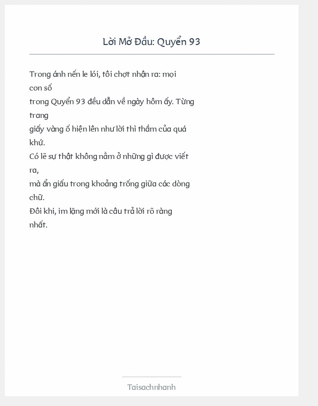 Trích đoạn Quyển 93