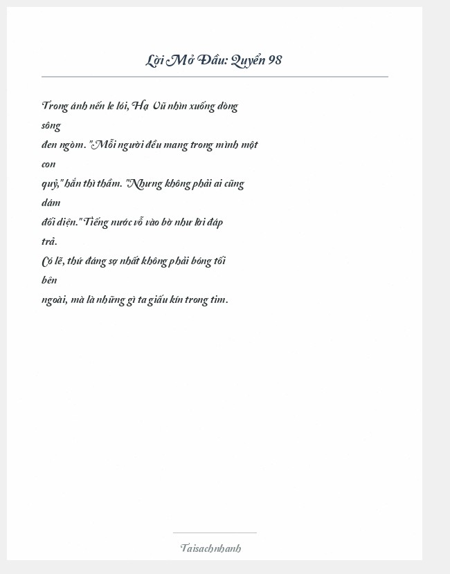 Trích đoạn Quyển 98