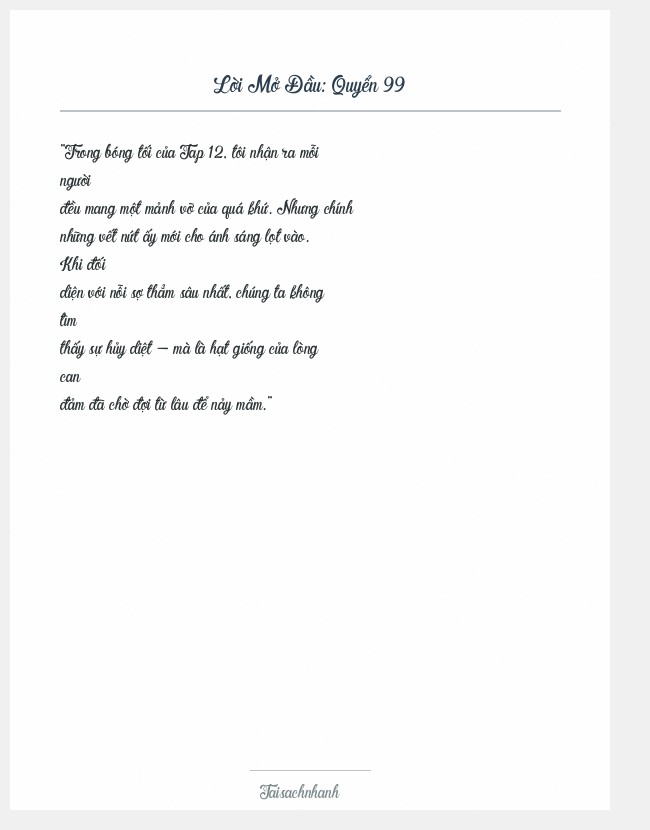 Trích đoạn Quyển 99