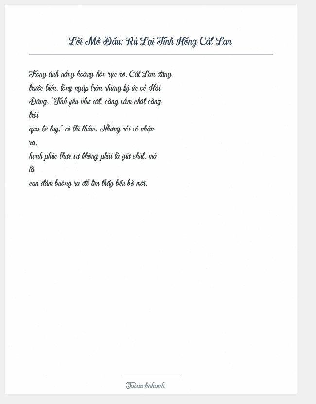 Trích đoạn Rủ Lại Tình Hồng Cát Lan