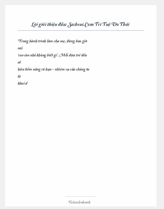 Trích đoạn Sachvui.Com Trí Tuệ Do Thái