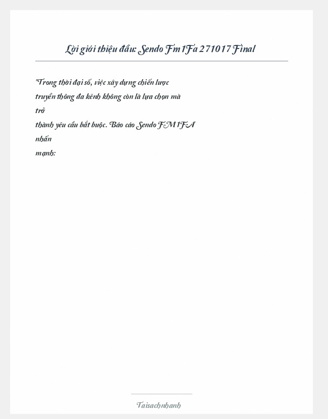 Trích đoạn Sendo Fm1Fa 271017 Final