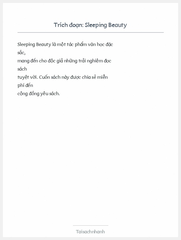 Trích đoạn Sleeping Beauty