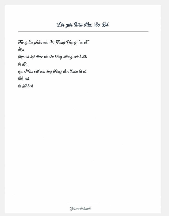 Trích đoạn Sơ Đồ