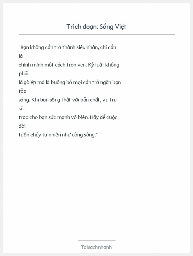 Trích đoạn Sống Việt