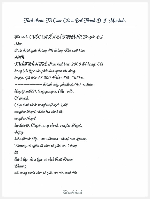 Trích đoạn T3 Cuoc Chien Bat Thanh D. J. Machale