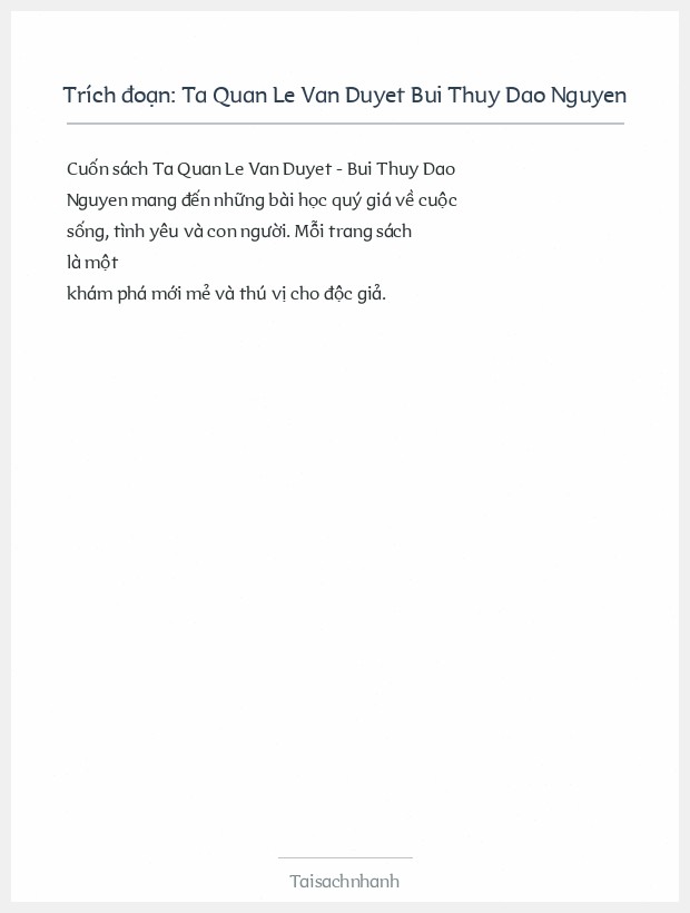 Trích đoạn Ta Quan Le Van Duyet Bui Thuy Dao Nguyen