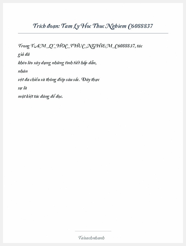 Trích đoạn Tam Ly Hoc Thuc Nghiem C6088837