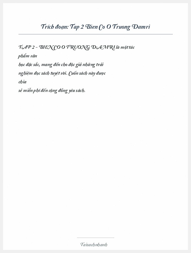 Trích đoạn Tap 2 Bien Co O Truong Damri