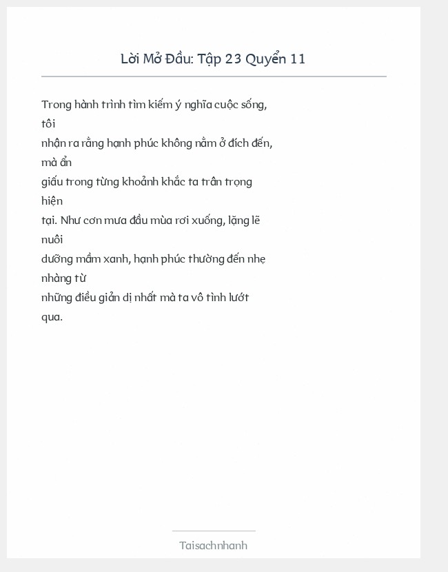 Trích đoạn Tập 23 Quyển 11