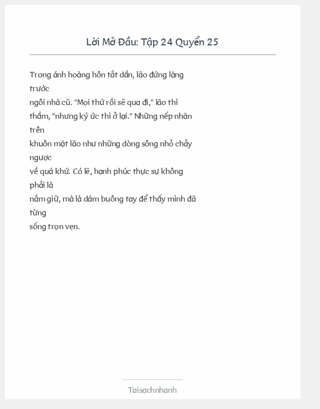 Trích đoạn Tập 24 Quyển 25