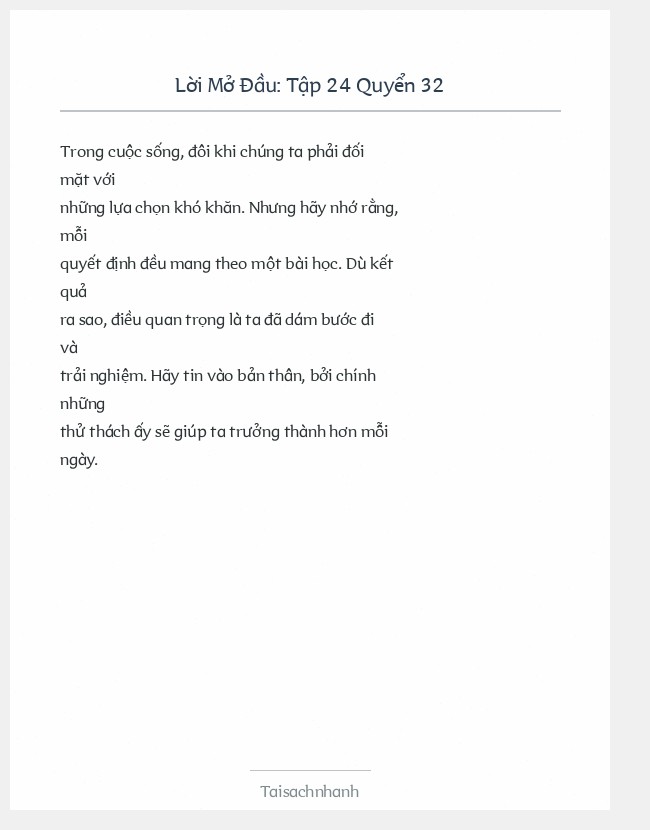 Trích đoạn Tập 24 Quyển 32
