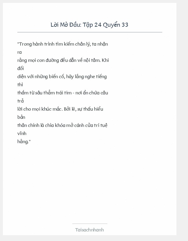 Trích đoạn Tập 24 Quyển 33