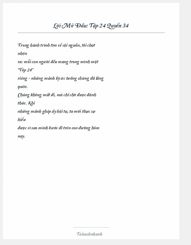Trích đoạn Tập 24 Quyển 34