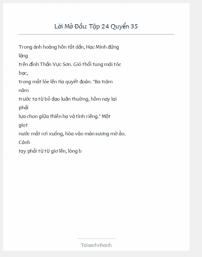 Trích đoạn Tập 24 Quyển 35