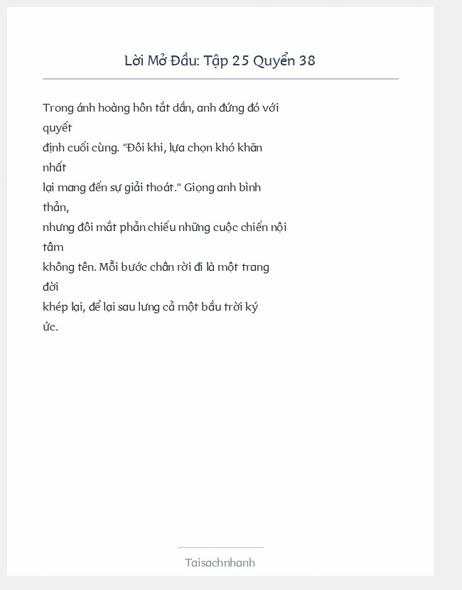 Trích đoạn Tập 25 Quyển 38