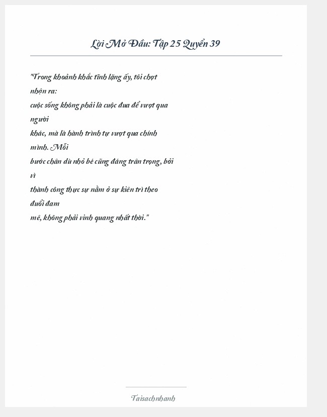 Trích đoạn Tập 25 Quyển 39