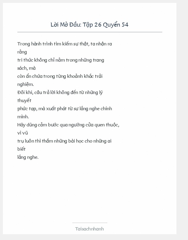Trích đoạn Tập 26 Quyển 54