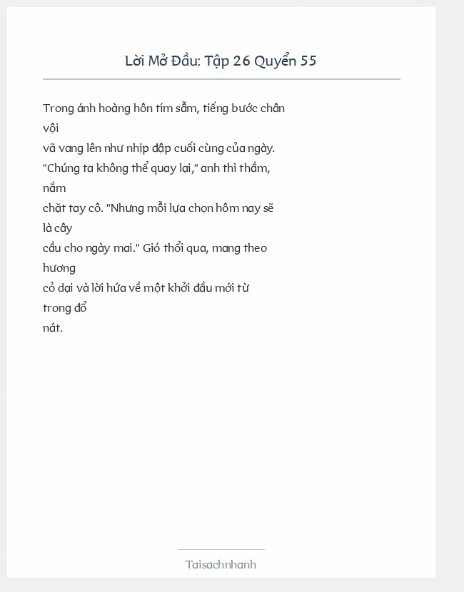 Trích đoạn Tập 26 Quyển 55
