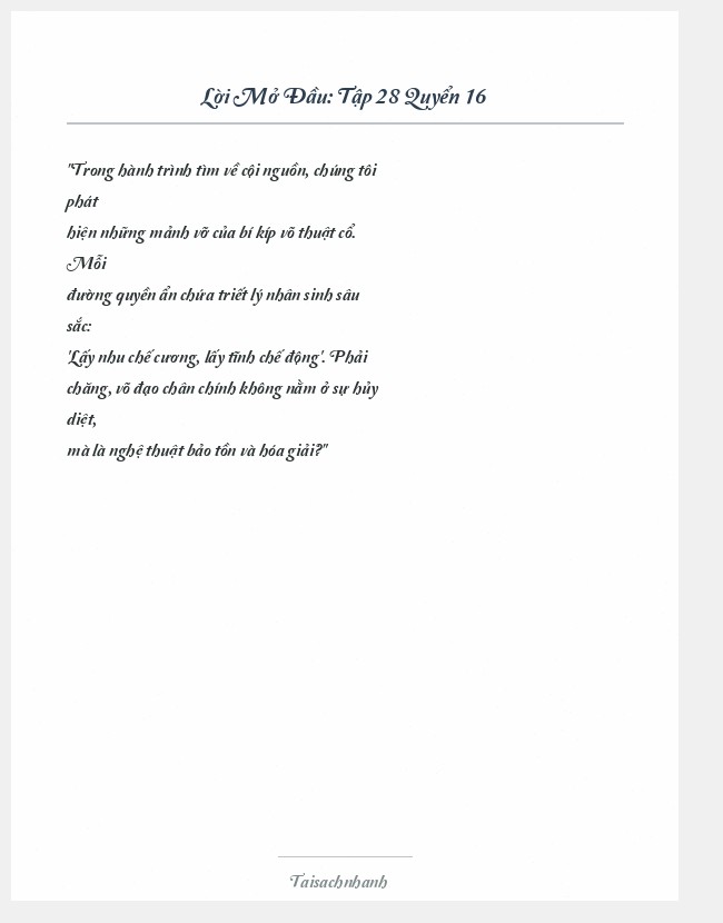 Trích đoạn Tập 28 Quyển 16