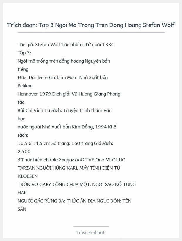 Trích đoạn Tap 3 Ngoi Mo Trong Tren Dong Hoang Stefan Wolf