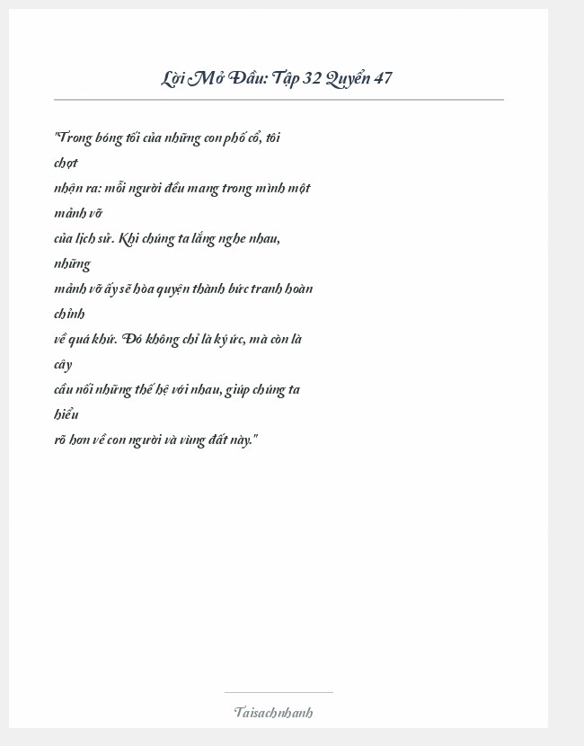 Trích đoạn Tập 32 Quyển 47