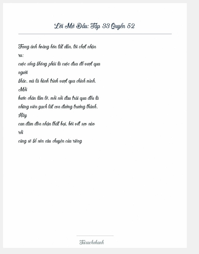 Trích đoạn Tập 33 Quyển 52