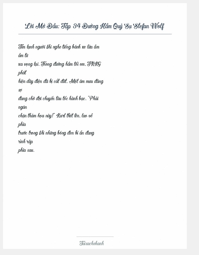 Trích đoạn Tập 34 Đường Hầm Quỷ Sụ Stefan Wolf