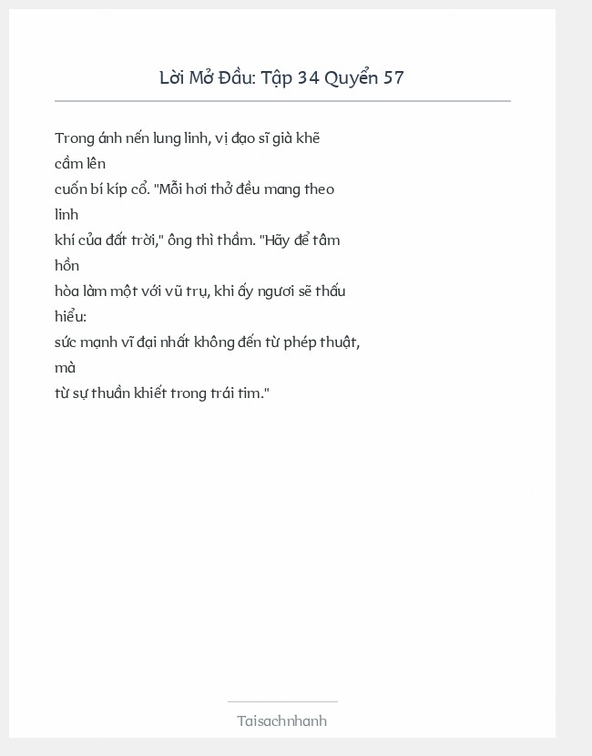 Trích đoạn Tập 34 Quyển 57