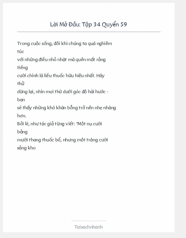 Trích đoạn Tập 34 Quyển 59