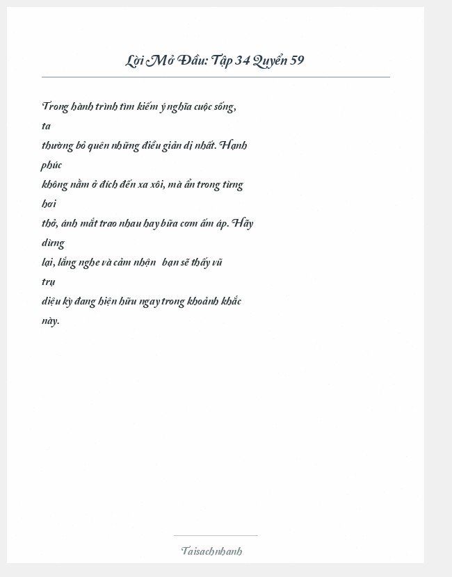 Trích đoạn Tập 34 Quyển 59