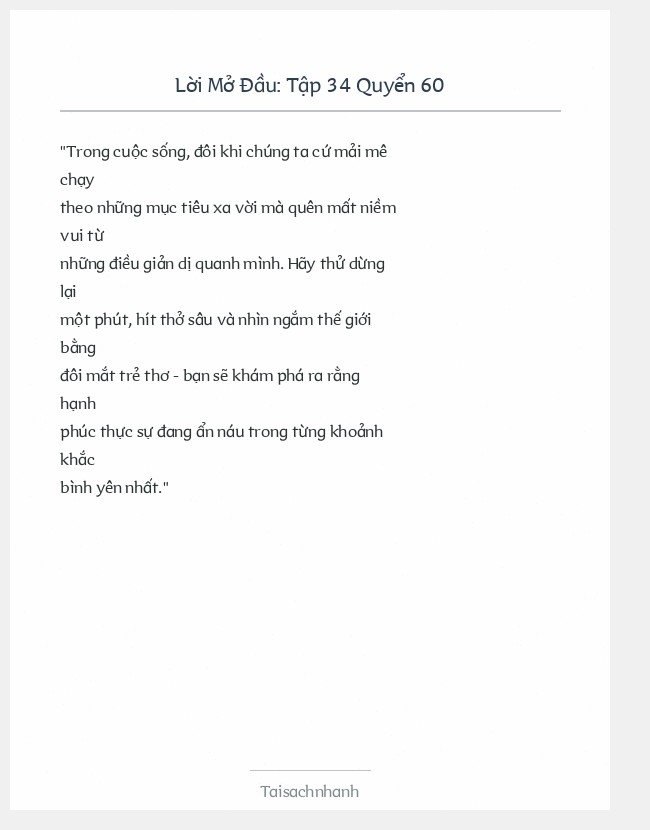 Trích đoạn Tập 34 Quyển 60