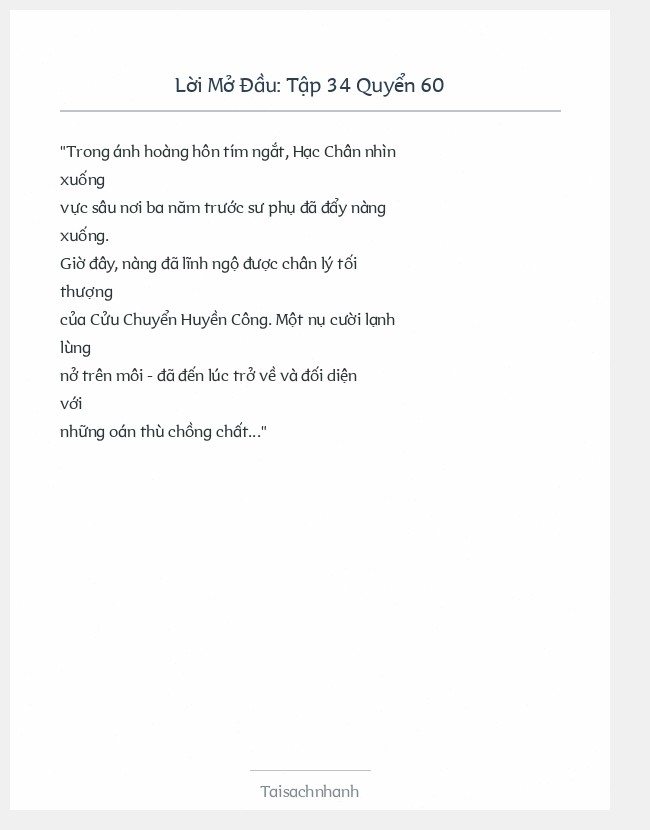 Trích đoạn Tập 34 Quyển 60