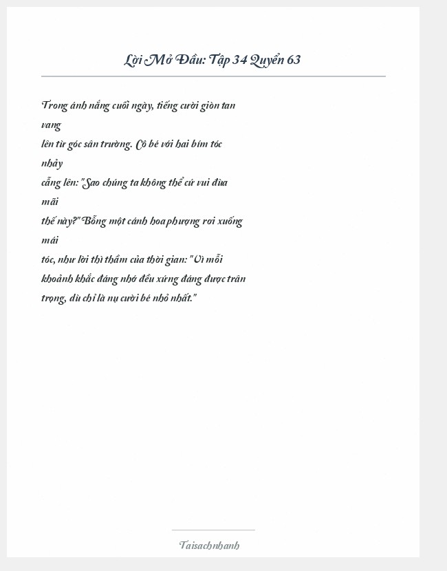 Trích đoạn Tập 34 Quyển 63