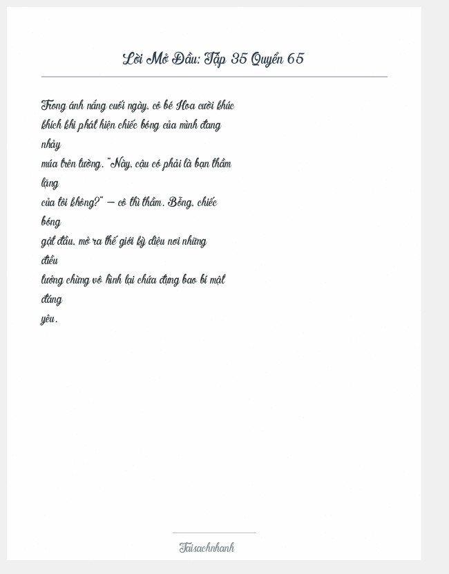 Trích đoạn Tập 35 Quyển 65