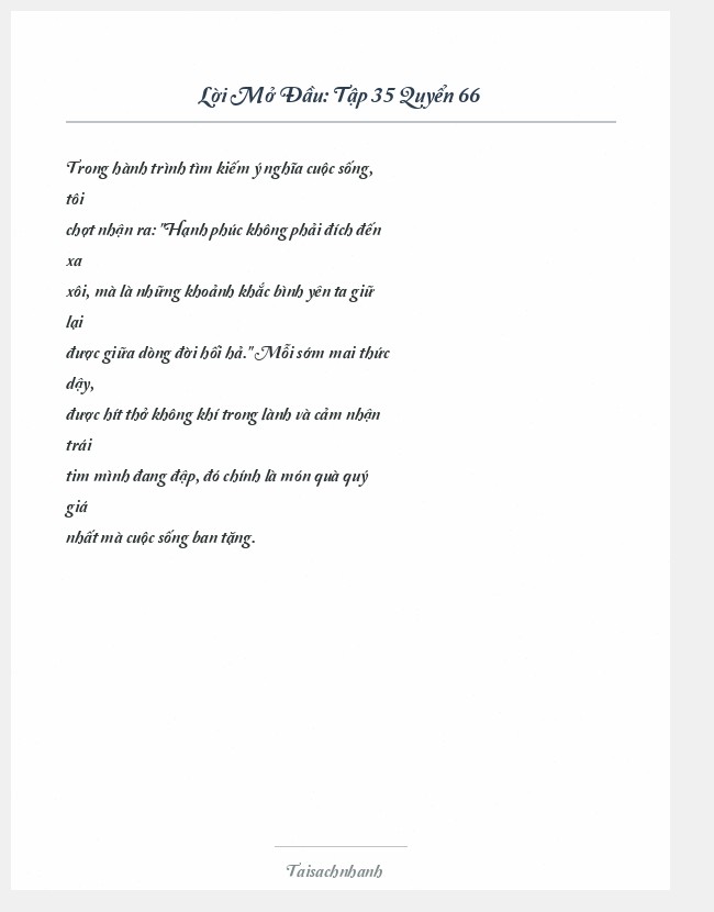 Trích đoạn Tập 35 Quyển 66
